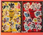 Pokemon x Weekly Shonen Jump Collaboration Sticker Set Vol 1 & 2 One Piece New