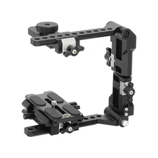 CAMVATE Universal Quick Release Foldable Half Cage Kit with Arca-Type Baseplate