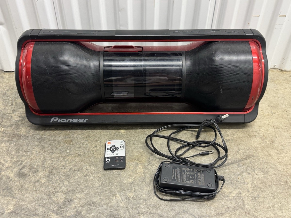 Pioneer STZ-D10Z-R Bluetooth Portable Music System Speaker Bass