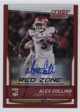 2016 Score Rookies Jumbo Red Zone Signatures /10 Alex Collins #349 Auto tg5