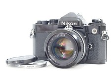   No US Duty Near Mint  Nikon FE Black SLR Film Camera w/ Ai 50mm F/1.4 - 5566