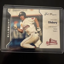2006 Just Minor's Rookie Black Jacoby Ellsbury 48/50 Boston Red Sox Rookie RC