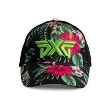 PXG Floral Cap, Magnetic Ball-Marker, Adjustable Golf Baseball Cap, Unisex