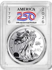 1 Troy oz Sunshine Mint 250th Anniversary 1776 Reverse Proof Walking Liberty