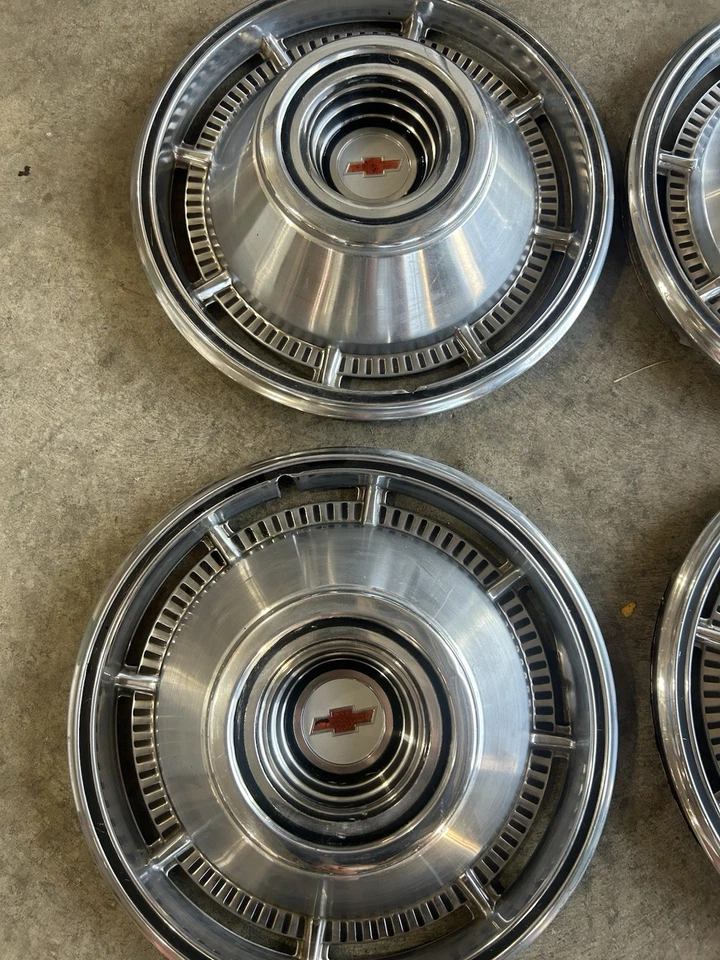 1966 CHEVROLET CHEVY BELAIR IMPALA BISCAYNE NOMAD КОЛПАКИ КОЛЕС ВИНТАЖНЫЕ - Изображение 4 из 4