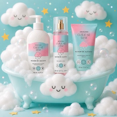 Pflege Woll der Freude Body Cream Body Splash Set