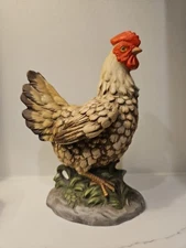 Vintage Porcelain Homeco Hen Figurine 1446 Made In Taiwan 