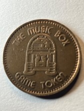 The Music Box jukebox vintage pinball arcade token #43