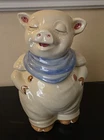 1940s Shawnee Pottery Cookie Jar Smiley Pig