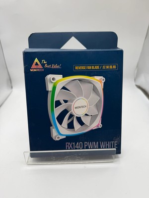 Montech RX 140 ARGB Reversed Fan   140mm   White   1600 RPM PWM   NDB
