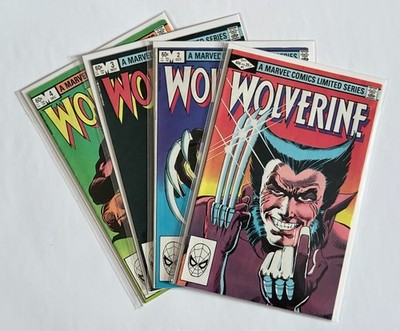 Wolverine Limited Series #1-4 Complete Set (1982) Avg VF - Claremont + Miller