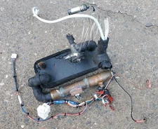 Danfoss Brazed Plate Heat Exchanger B3-012 w Copper Pipe Sensor Wiring Harness