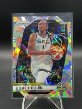 2024 Panini Prizm WNBA Elizabeth Williams Prizm Silver Cracked Ice #24 Sky