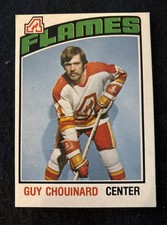 1976/77 OPC # 316 GUY CHOUINARD   EXMT/NM  DD 8422