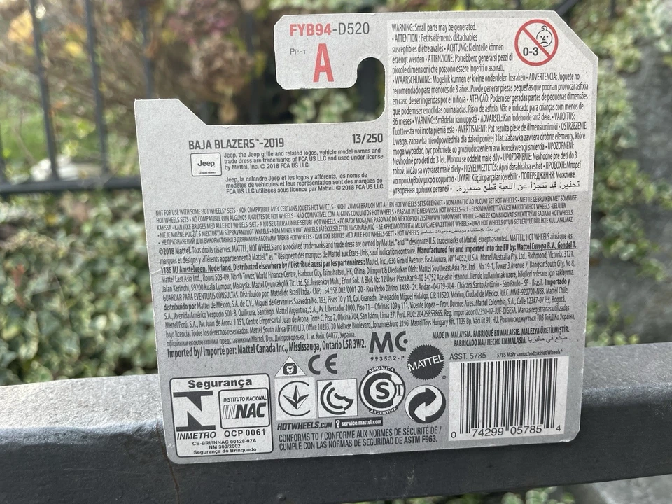 1:64 HOT WHEELS JEEP WRANGLER NUOVA - Immagine 4 di 4