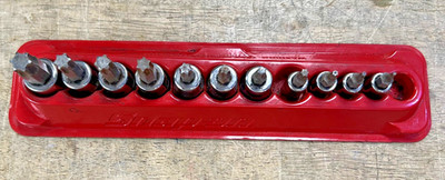 Snap-on Torx Bit Socket Set 1/4'' & 3/8'' Drive 212EFTXY