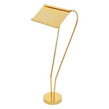 Table Sign Display Holder: 25cm Stainless Steel Restaurant Table Display Stand