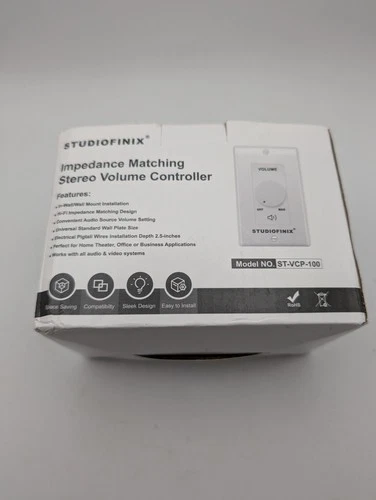 Studiofinix Impedance Matching Stereo Volume Controller ST-VCP-100