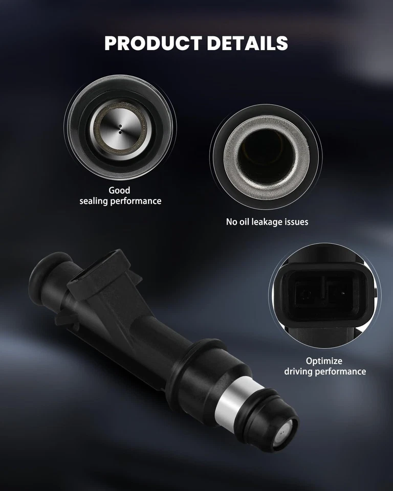 25323972 Set(6) Fuel Injectors For Chevrolet Impala Monte Carlo 3.8L V6 00-2004 Foto 4 de 4