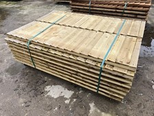 •New• Pressure Treated Feather Edge Vertical Board Garden Fence Panels - 6X2