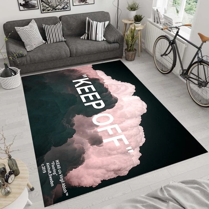 Modern Keep Off Rug Cloudy Keep Off Rug Home Decor Rug Keep Off Rug Home Gift Ar