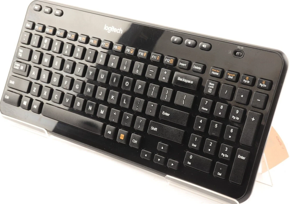 Logitech K360 Wireless Keyboard (Glossy Black) No Unified Included - 97855085368 | eBay