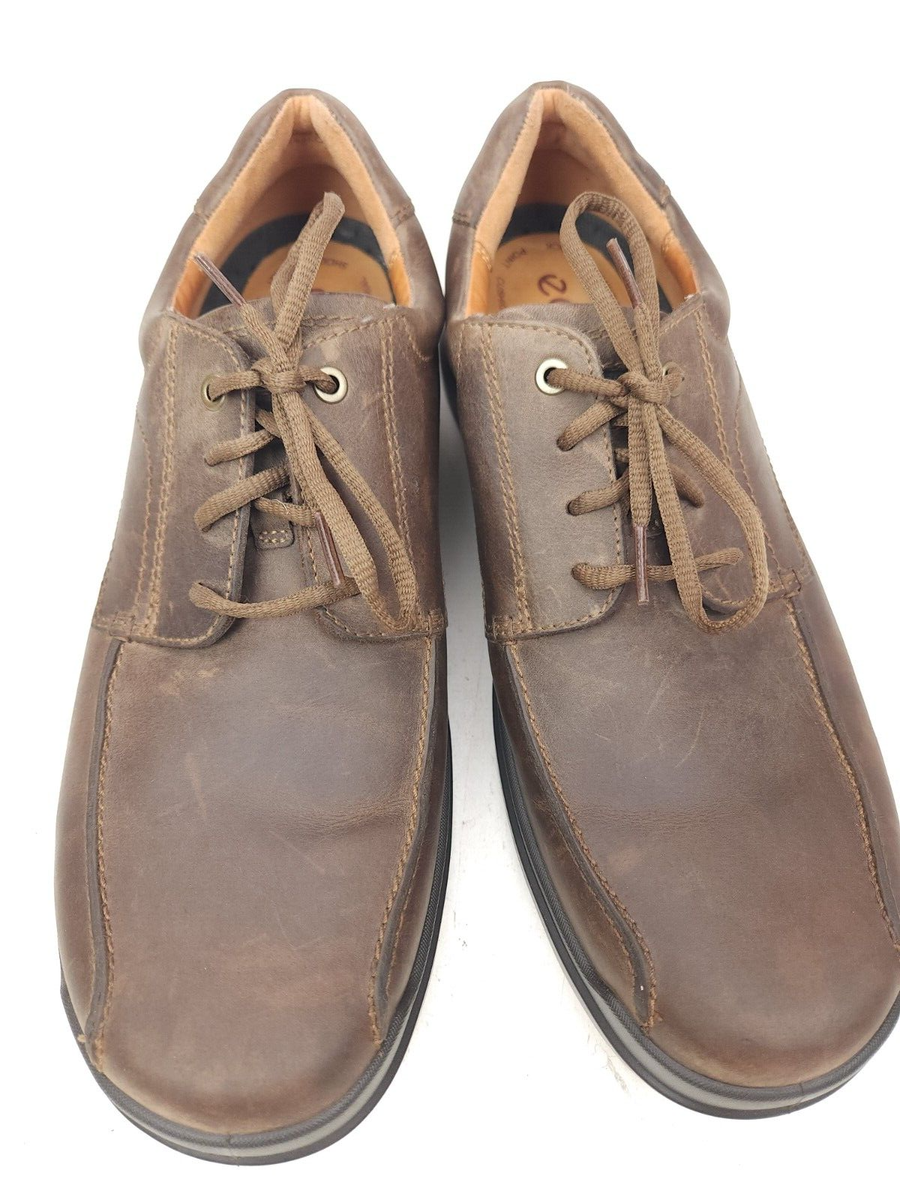 ECCO Bicycle-Toe Brown 13-13.5 (47 EU) Men Helsinki Dress  display picture 1
