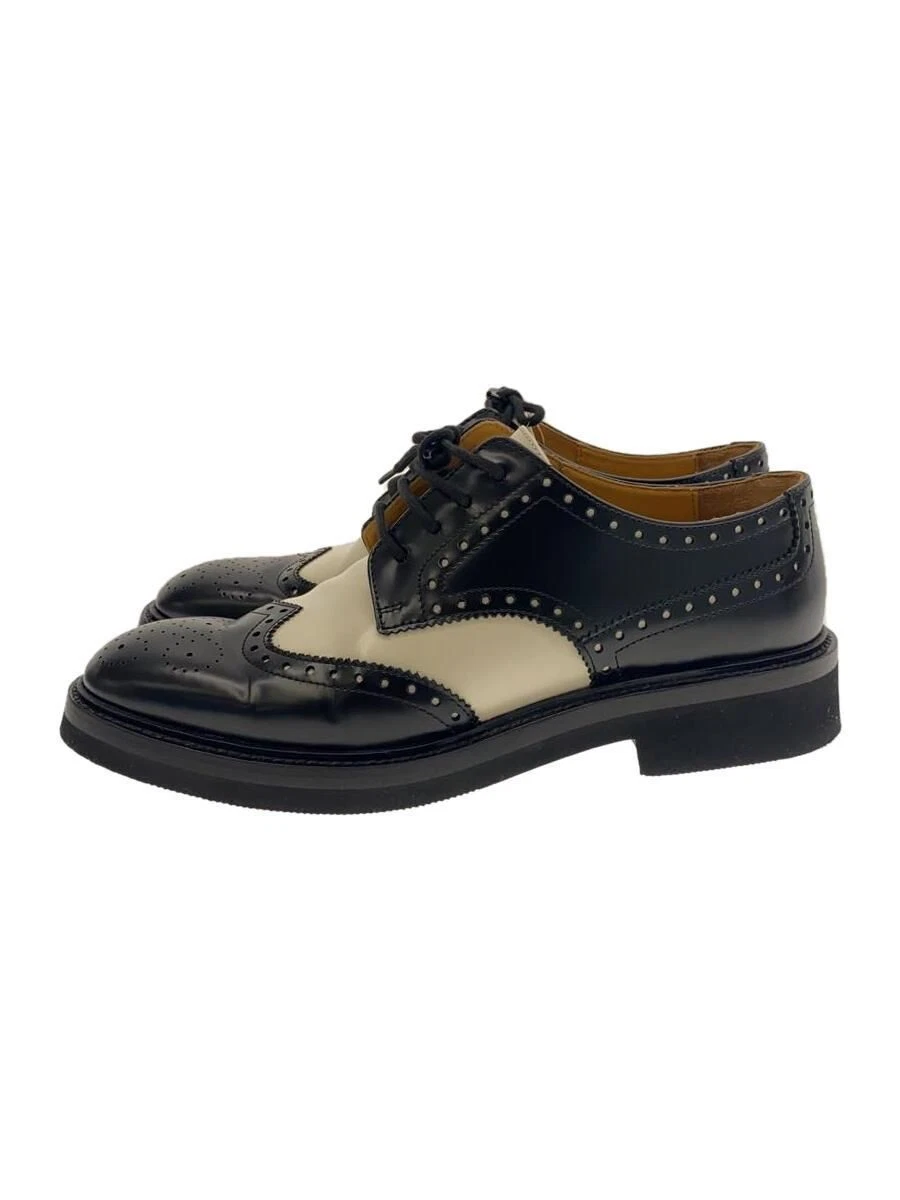 Mocassins Christian Dior Derby bout d'aile TEDDY D 37,5 cuir noir abeilles occasion