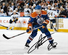 Edmonton Oilers Adam Larsson Autographed Signed 8x10 Photo COA E