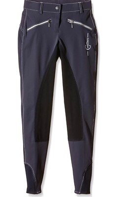 Covalliero Reithose Detroit Dunkelblau Vollbesatz Gr 34 Neu