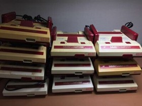 【5LOT set】 Junk Famicom Console for Parts Untested Nintendo game family computer