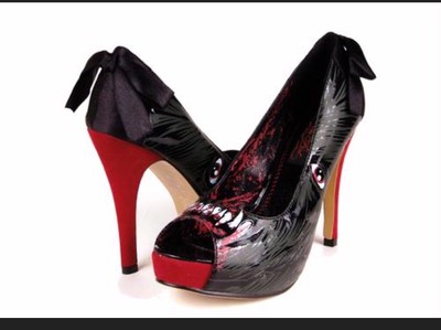 iron fist peep toe heels