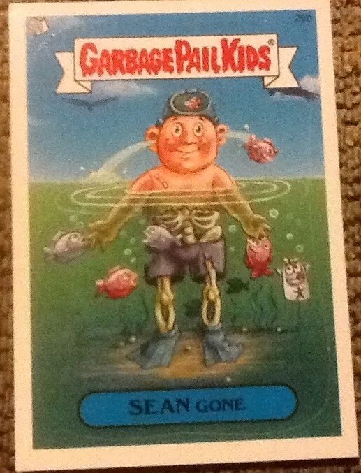 2004 Topps Garbage Pail Kids #26b Sean Gone front