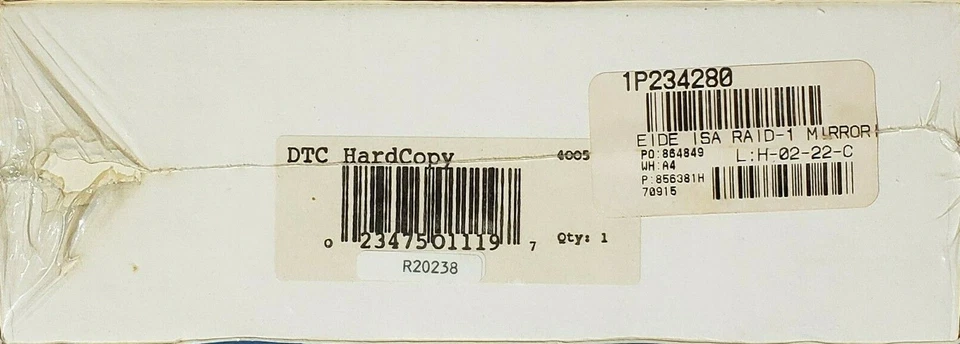 NEW DTC HardCopy ISA RAID-1 Disk Mirroring IDE Adapter 400559 - Image 4 of 4
