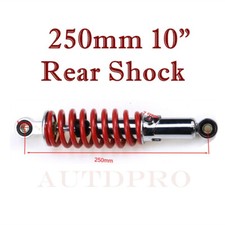 250mm 10" Rear Shock Spring Absorber 600LBS For Pit Dirt Bike ATV Buggy Quad