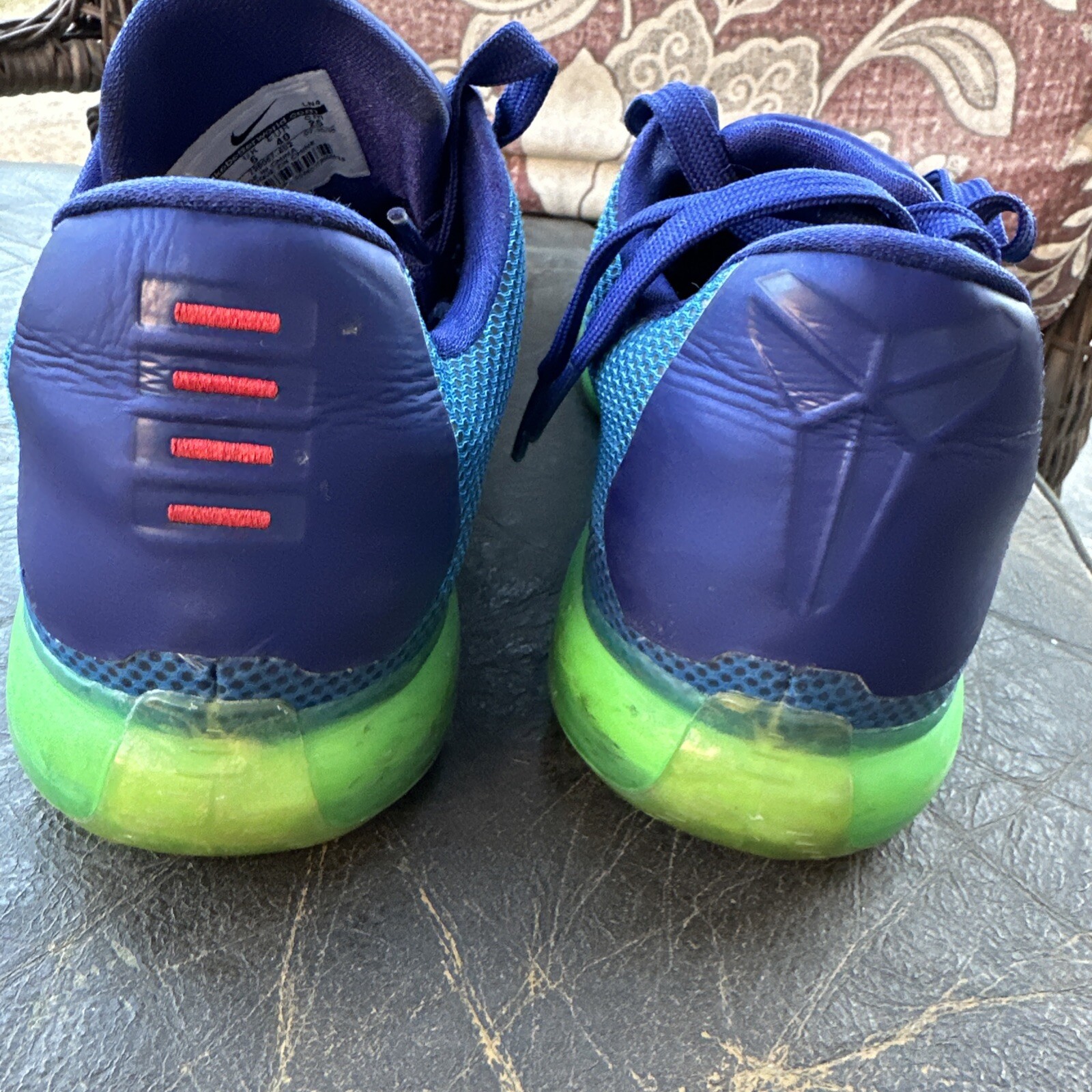 2015 Nike Zoom Kobe X 10 Elite Emerald City Blue Green 726067 402 RARE Sz 7Y image 5