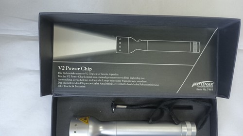 Led Lenser Taschenlampe V2 Power Chip 7461. Brand neu in OVP. Getestet - Bild 9 von 17