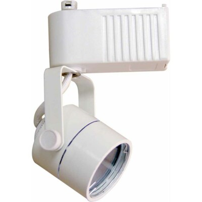 Volume Lighting 1-Light White Track Lighting, White - V2742-6