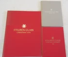 Steuben Glass Catalogs Spring 1974, Christmas 1974, Christmas 1974 Supplement