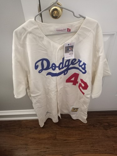 Los Angeles Dodgers Jackie Robinson Mitchell & Ness Jersey 4x . - Picture 8 of 8