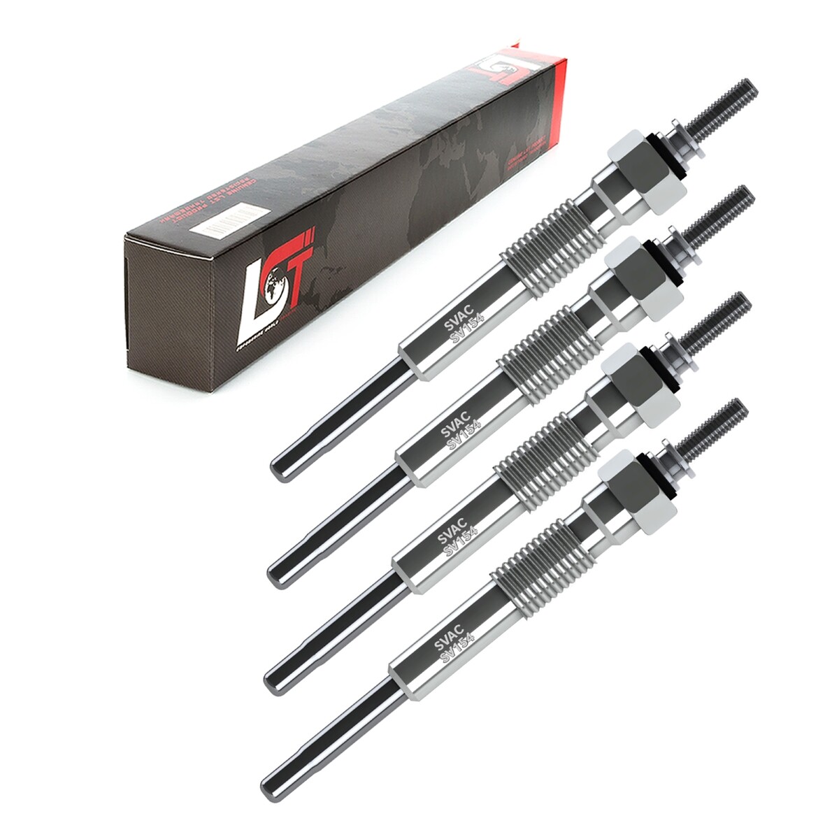 4X Glow Plugs 24 Volt For Toyota Land Cruiser J4 J6 3.0D 3.4D
