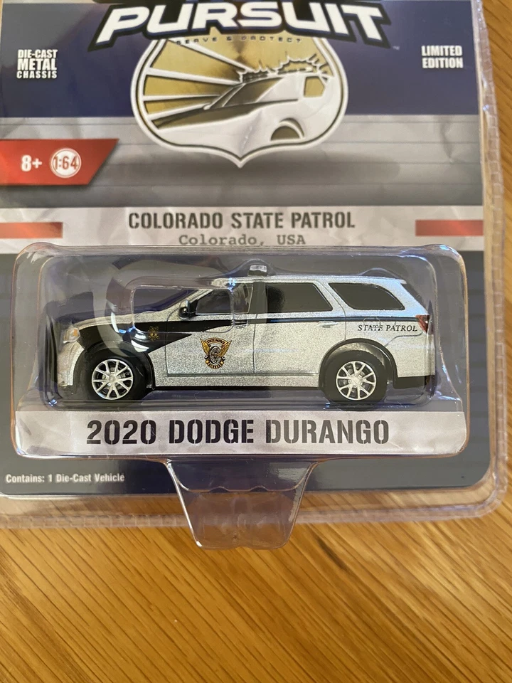 Greenlight Hot Pursuit Colorado State Patrol 2020 Dodge Durango 1/64 Limited Ed. - Image 2 of 4