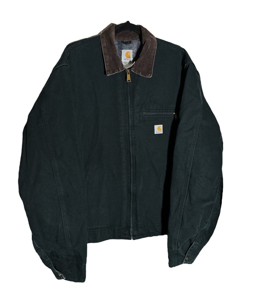 Carhartt J01 Blk Black Detroit Blanket Lined Vintage Jacket Carhartt J01 Blk Black Detroit Blanket Lined Vintage Jacket