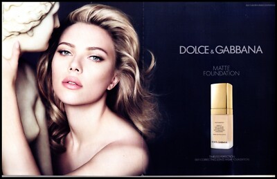 2013 magazine AD Matte Foundation Make-up model SCARLETT JOHANSSEN 2