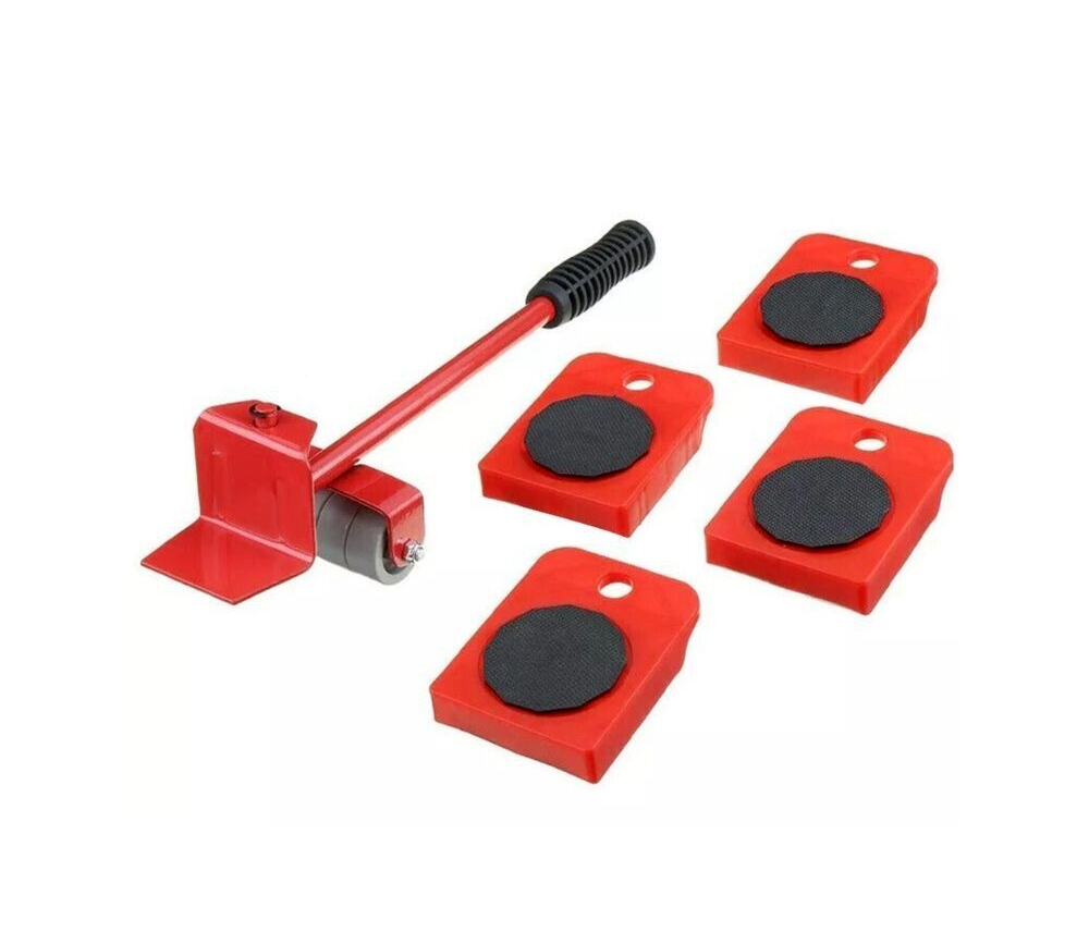 Sollevatore mobili kit spostamento solleva oggetti 4 piastre spostare casa