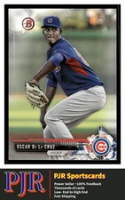 2017 Bowman #BP72 Oscar De La Cruz Chicago Cubs Prospects
