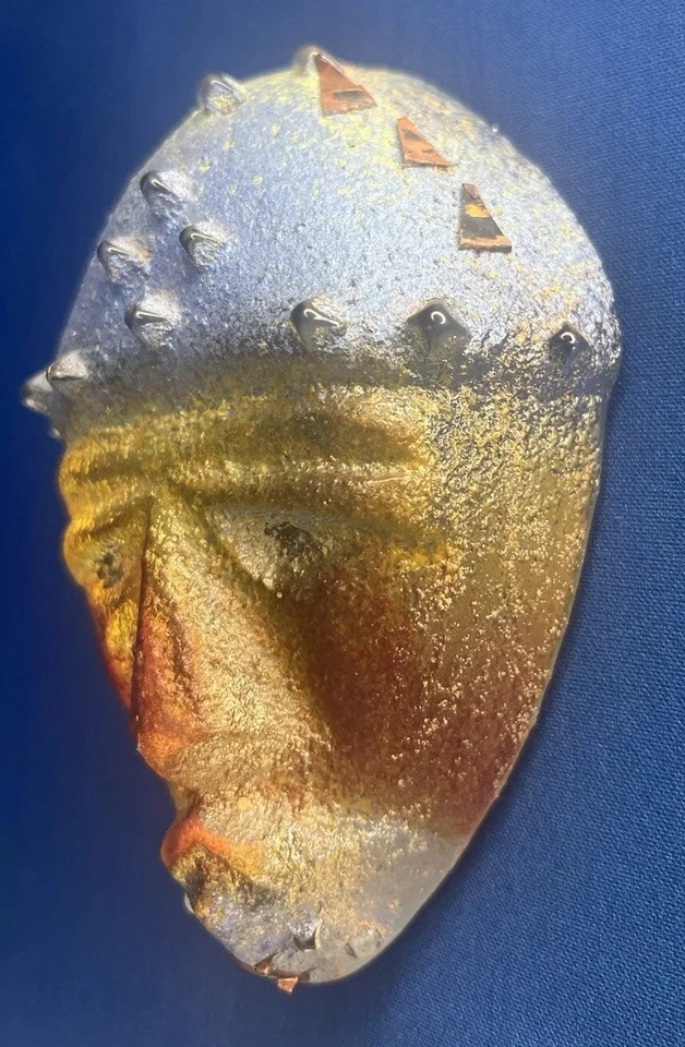 Diane Ferland signed mask ~ art glass - Image 3 of 4