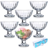 Eisbecher Eisschale Dessertschale Aus Glas 180 Ml 6 Stk.