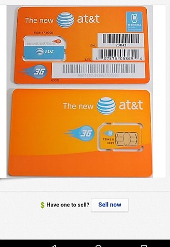 Unactivated AT&T 3g SIM Card SKU 73043 or GoPhone for sale online | eBay