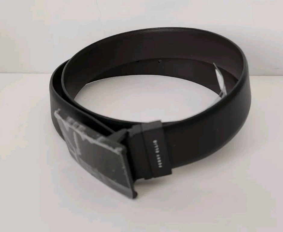 Perry Ellis Men’s Belt Reversible 30 Black / Brown New With Tag $49.50 - Image 2 of 4